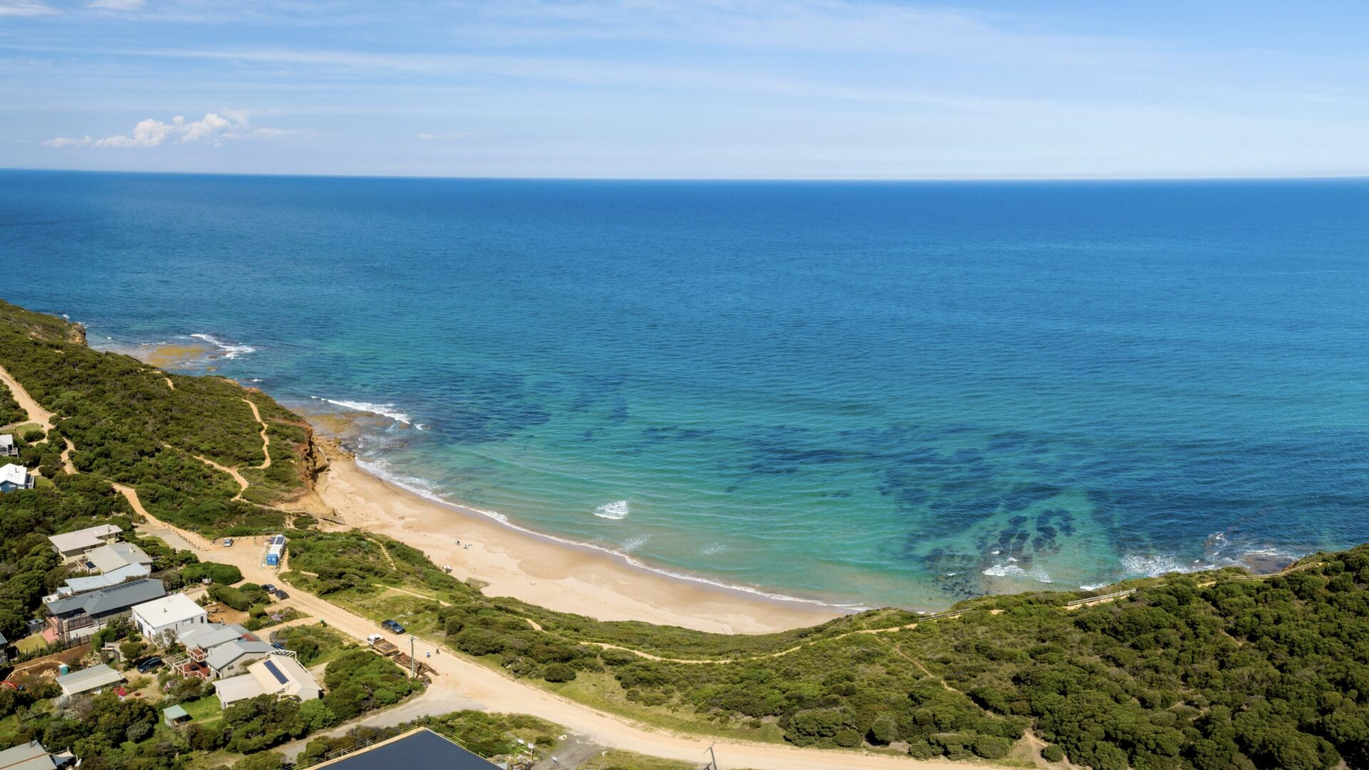 Aerial of Aireys Inlet