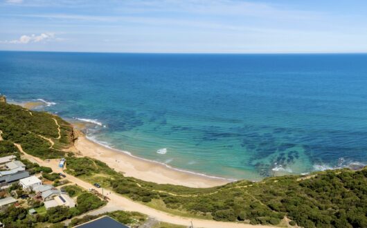 Aerial of Aireys Inlet